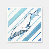 Whale Serviette (Vorderseite)