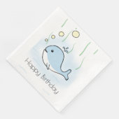 Whale Serviette (Ecke)
