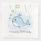 Whale Serviette (Vorderseite)