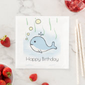 Whale Serviette (Beispiel)