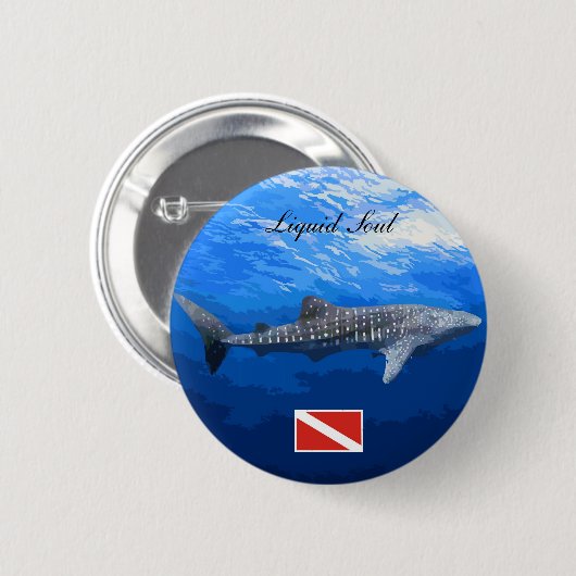 Whale Shark Boton Button (Vorne & Hinten)