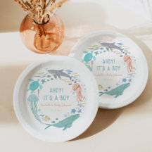 Whale Shark Boy Baby Dusche