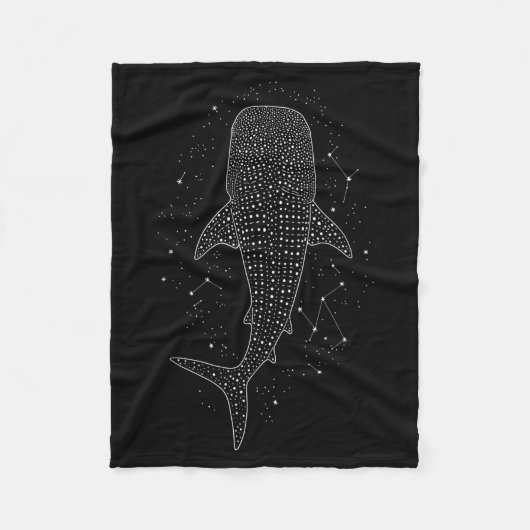 Whale Shark Constellation Marine Life For Animal L Fleecedecke (Vorderseite)