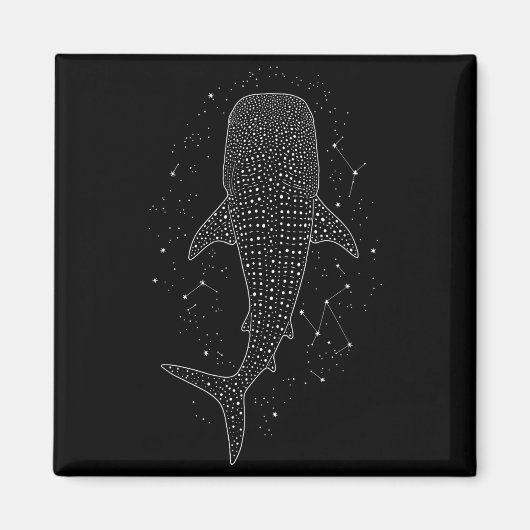 Whale Shark Constellation Marine Life For Animal L Magnet (Vorne)