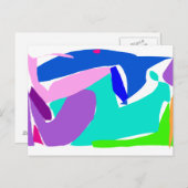 Whale Shark Dolphin Postkarte (Vorne/Hinten)