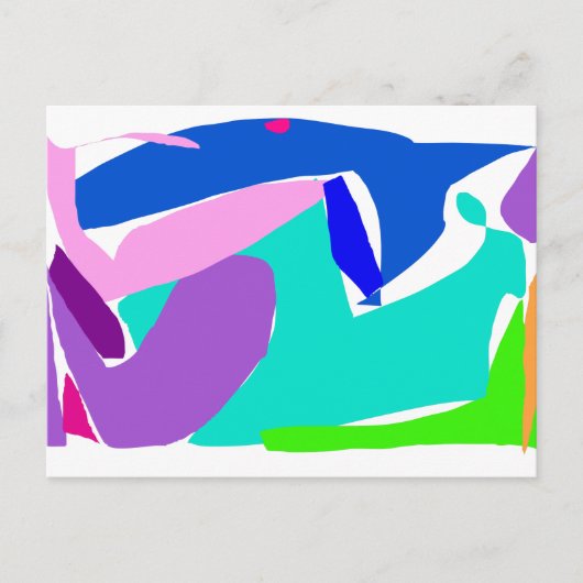 Whale Shark Dolphin Postkarte (Vorderseite)