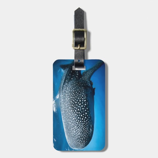 Whale Shark Gepäckanhänger (Vorderseite vertikal)