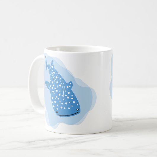 Whale shark kaffeetasse (Vorderseite Links)