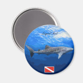 Whale Shark Magnets Magnet (Vorderseite/Rückseite)