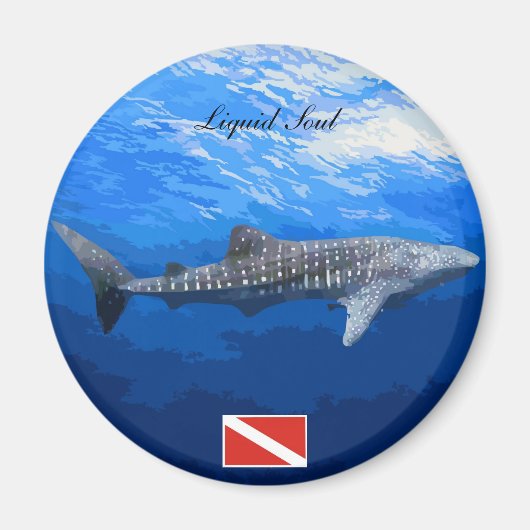 Whale Shark Magnets Magnet (Vorne)