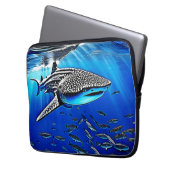 Whale Shark Majestät Design Laptopschutzhülle (Vorderseite Links)