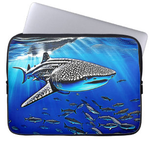 Whale Shark Majestät Design Laptopschutzhülle