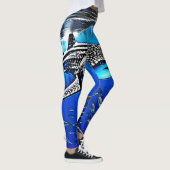 Whale Shark Majestät Design Leggings (Rechts)