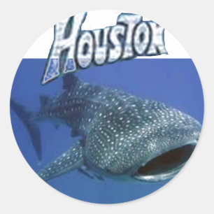 Whale Shark mit Kindern Name auf den Aufklebern Runder Aufkleber