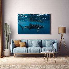 Whale Shark Nature Fotograpy Unterwasserwelt Poster