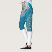 Whale Shark Schwimmen unter Wasser Leggings (Links)