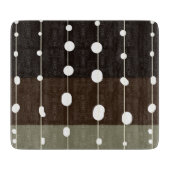 Whale Shark Spots und Streifen Muster Cool Grau Schneidebrett (Vorderseite)