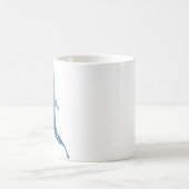 Whale Shark Surface Kaffeetasse (Mittel)