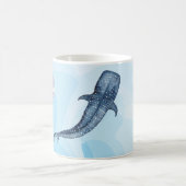 Whale Shark. Watercolor Kaffeetasse (Mittel)