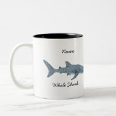 Whale Shark Whale Wasserkaffee Tasse (Links)