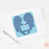 Whale Sharks Quadratischer Aufkleber (Umschlag)