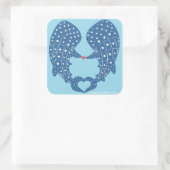 Whale Sharks Quadratischer Aufkleber (Tasche)