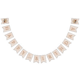 Whale Ship Pastel Gender-Neutral Geburtstag Wimpelkette