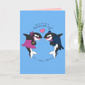 Whale Sie gehen zu Hause - Vorschlag Karte (Vorderseite)