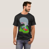 Whale Skater Skateboard T-Shirt (Vorne ganz)