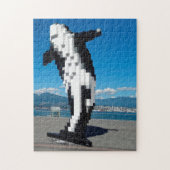 Whale Skulptur Vancouver. Puzzle (Vertikal)