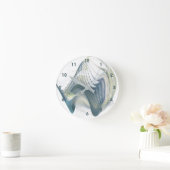 Whale Song Wall Clock Runde Wanduhr (Zuhause)