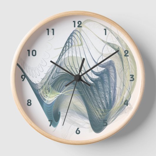Whale Song Wall Clock Uhr (Vorderseite)