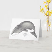 whale songs karte (Gelbe Blume)