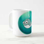 Whale, Sperm Whale, Underwater Kaffeetasse (Vorderseite Links)
