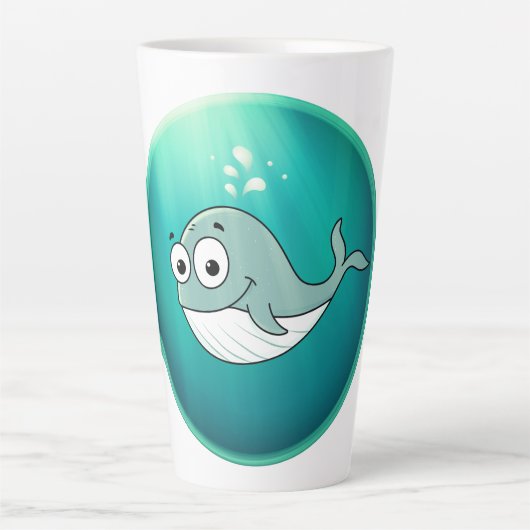 Whale, Sperm Whale, Underwater Milchtasse (Vorderseite)