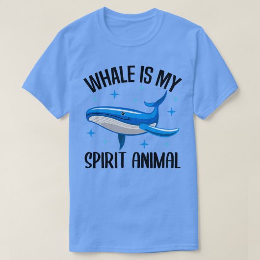 Whale Spirit Animal Sea Animes Funny Quote Geschen T-Shirt (Design vorne)