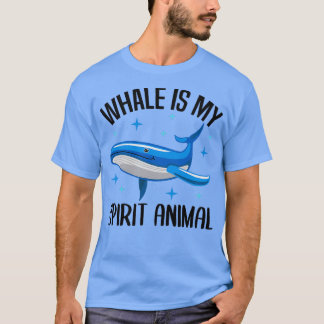 Whale Spirit Animal Sea Animes Funny Quote Geschen T-Shirt