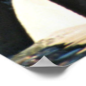 Whale Sprichwort Hello Poster (Ecke)