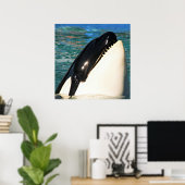 Whale Sprichwort Hello Poster (Heimbüro)