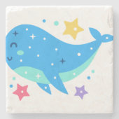 Whale Steinuntersetzer (Vorderseite)