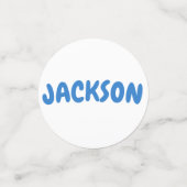 Whale Summer Birthday Party Decor  Konfetti (Klein Vorderseite)