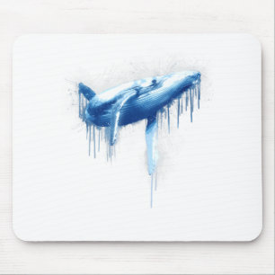 Whale Süße Tier Graphic Mousepad