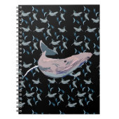 Whale Swim Notizblock (Vorderseite)