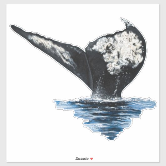 Whale Tail Aufkleber (Blatt)