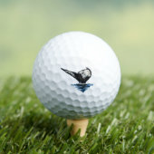 Whale Tail Golfball (Insitu T-Shirt)