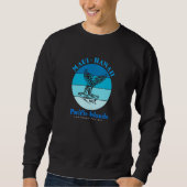 Whale Tail Maui Hawaii Ocean Sweatshirt (Vorderseite)