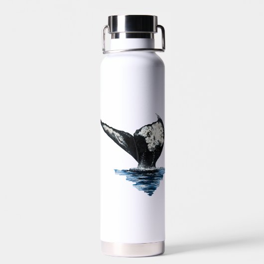 Whale Tail Trinkflasche (Rückseite)