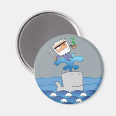 Whale Tale Magnet (Vorderseite/Rückseite)