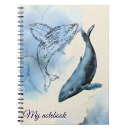 Whale Tales Notebook - Ocean Journal Notizblock
