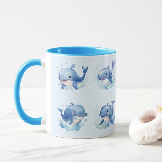 Whale Tasse (Mit Donut)